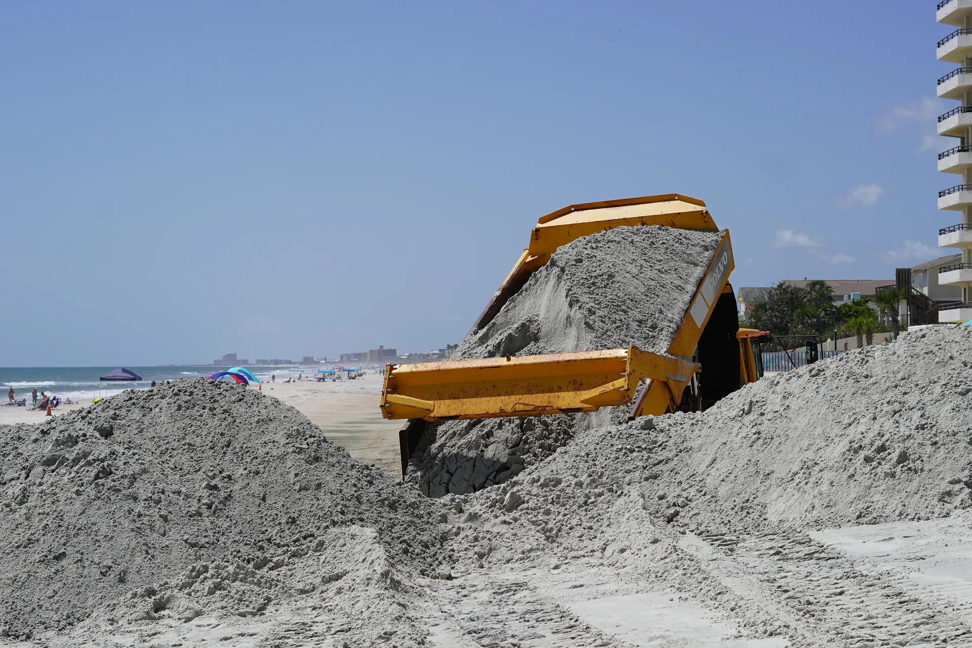Restoration work progressing along the coast